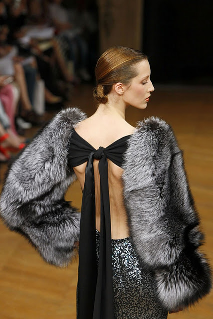 Alexis Mabille fur coat