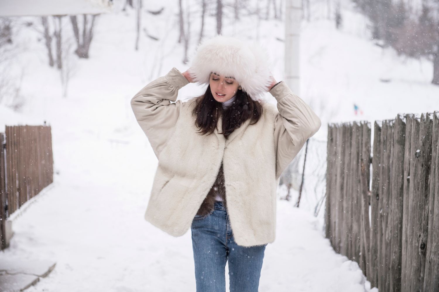 big fur hat